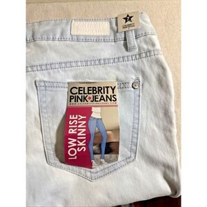V.S.‎ Celebrity Pink White Stretch Denim Low Rise Skinny Jeans Size 7